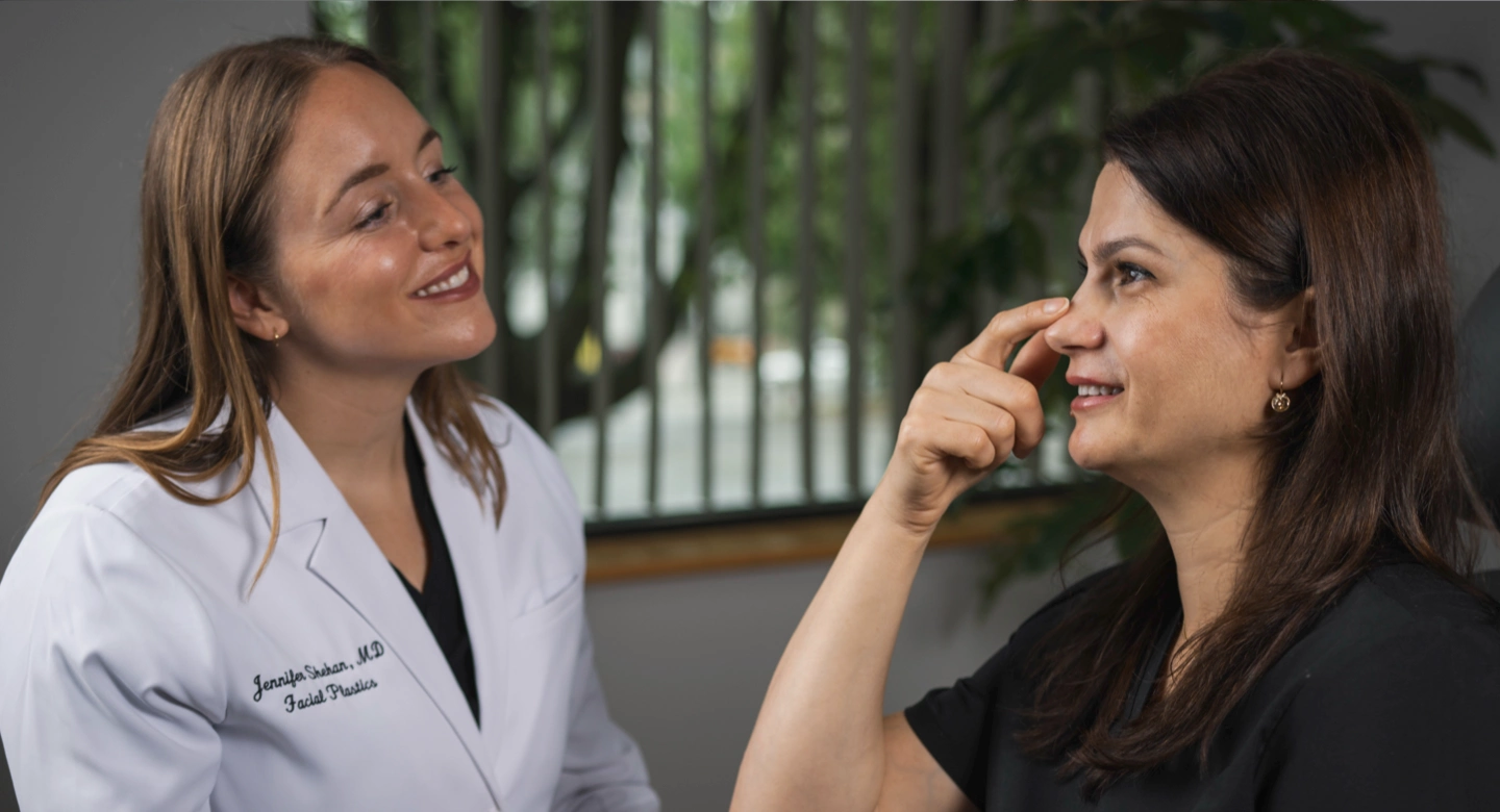 rhinoplasty consultation with Dr Shehan